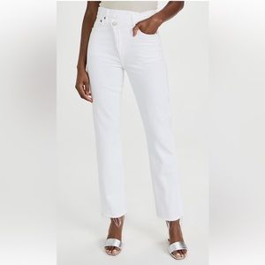 NWT Agolde Criss Cross Straight Jeans